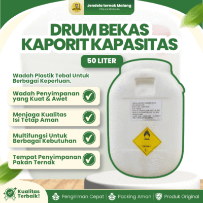 DRUM BEKAS KAPASITAS 50 LITER – Di Jamin Tebal, Awet, Kuat & Anti Pecah.