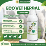 ECO VET HERBAL 250 ML - Vitamin Peningkat Kesehatan, Kekebalan & Sistem Pencernaan Kuat Pada Hewan.