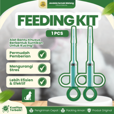 FEEDING KIT – Alat Pelontar Yang Praktis Dan Efektif Untuk Kucing.