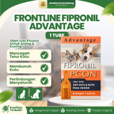 FRONTLINE FIPRONIL ADVANTAGE 1 TUBE – Perawatan Anti Kutu Untuk Hewan Kesayangan.