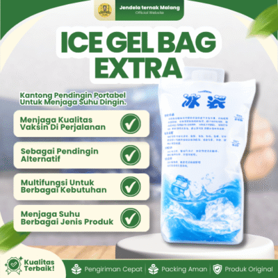 ICE GEL BAG EXTRA – Tambahan Untuk Pemesanan Vaksin Agar Lebih Awet Di Perjalanan.