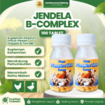 JENDELA B-COMPLEX 100 TABLET - Vitamin B Komplek Meningkatkan Pertumbuhan & Selera Makan Hewan.