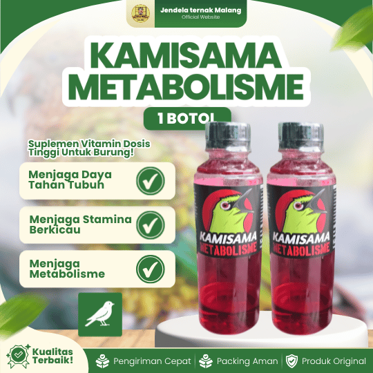 KAMISAMA METABOLISME - Vitamin Metabolisme Menjaga Stamina & Burung Makin Gacor.