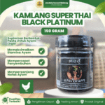 KAMLANG SUPER BLACK PLATINUM 150 GRAM THAILAND - Untuk Menjaga Stamina & Tenaga Ayam.