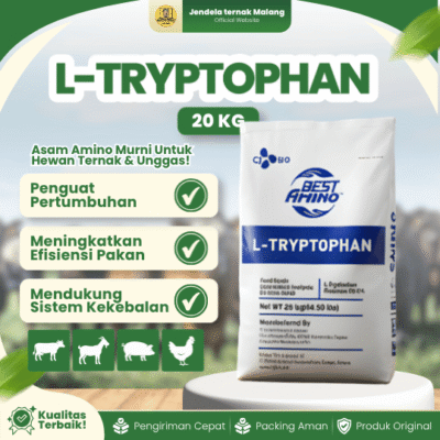 L-TRYPTOPHAN 20 KG – Untuk Meningkatkan Imun & Berat Badan Pada Ternak Dan Unggas.