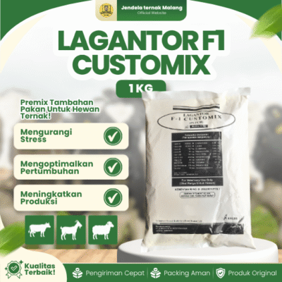 LAGANTOR F1 CUSTOMIX 1 KG – Premix Berkualitas Penggemukan Hewan Pedaging.