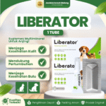 ECER LIBERATOR 1 TUBE – Untuk Masalah Kutu Caplak Tungau Pinjal Kucing Anjing Tetes