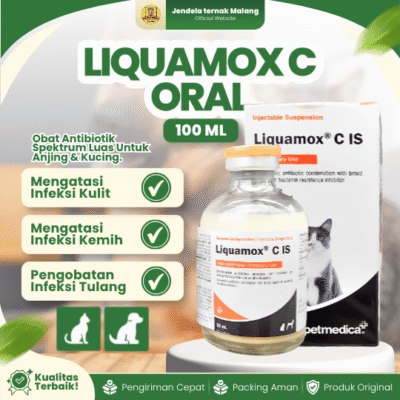 LIQUAMOX C ORAL 100 ML – Untuk Permasalahan Kulit, Tulang & Periodontal Pada Anjing & Kucing.