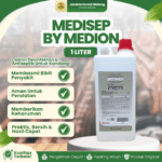 MEDISEP 1 LITER – Antiseptik & Desinfektan Efektif Untuk Kandang, Peralatan & Lingkungan.