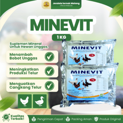 MINEVIT 1 KG RAID-ALL – Mineral Multivitamin Untuk Meningkatkan Kualitas Kesehatan Ayam & Bebek