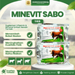 MINEVIT SABO 1 KG RAID-ALL - Mineral Vitamin Untuk Kesehatan Sapi, Kambing & Kerbau
