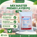MIX MASTER PREMIX LAYER PQ 1 KG – Multivitamin Ayam Petelur Untuk Produksi & Kualitas Telur.