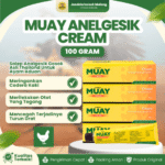 MUAY ANELGESIK CREAM 100 GRAM – Salep Umtuk Keseleo, Pegal, Turun Urat, Bengkak, Nyeri Sendi