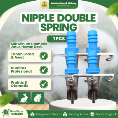 NIPPLE  DOUBLE SPRING – Pemberi Makan Air Kelinci Berkualitas.