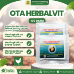 OTA HERBALVIT 100 GRAM - Vitamin untuk Selera Makan Ternak Ayam Unggas Sapi Kambing Puyuh