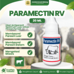 PARAMECTIN RV 20 ML – Untuk masalah Gudik Myasis Luka Luar Sapi Hewan Ternak