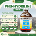 PHENHYDRIL INJ 100 ML – Ampuh Mengatasi Segala Bentuk Alergi Pada Hewan.