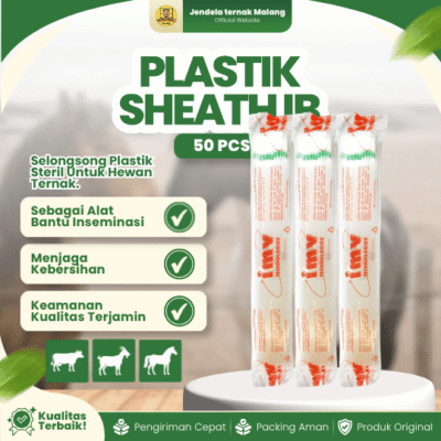 PLASTIK SHEATH IB 1 PACK ISI 50 PCS IMV FRANCE – Untuk Sapi Kambing Kuda