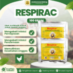 RESPIRAC 100 GRAM OTASINDO – Untuk CRD Snot Ngorok Flu Pilek Korisa Pada Ayam Unggas