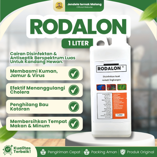 RODALON 1 LITER - Disenfektan Ampuh Pembasmi Bakteri, Virus, Fungi & Kuman.