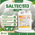SALTEC 513 1 LITER – Menghambat Bakteri Tumbuh Semasa Simpan Pakan Ternak Like AGP Ayam.