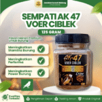 SEMPATI AK 47 VOER CIBLEK 125 GRAM - Extra Ulat Hongkong Pakan Untuk Burung Semakin Gacor.