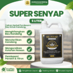 SUPER SENYAP 5 LITER – Penghilang Bau Kandang Herbal Organik