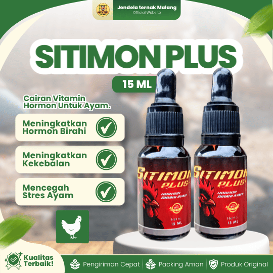 SITIMON PLUS 15 ML - Meningkatkan Reproduksi Pada Semua Jenis Ayam & Unggas.