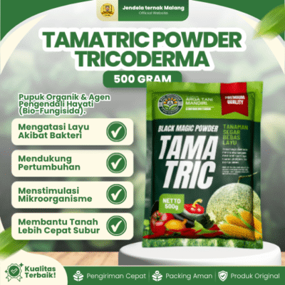 TAMATRIC POWDER TRICODERMA 500 GRAM – Asam Humat Untuk Mengatasi Layu Pada Tanaman.