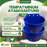 TEMPAT MINUM AYAM GANTUNG BY MEDION – Tempat Minum Cepuk Biru Tahan Pecah.