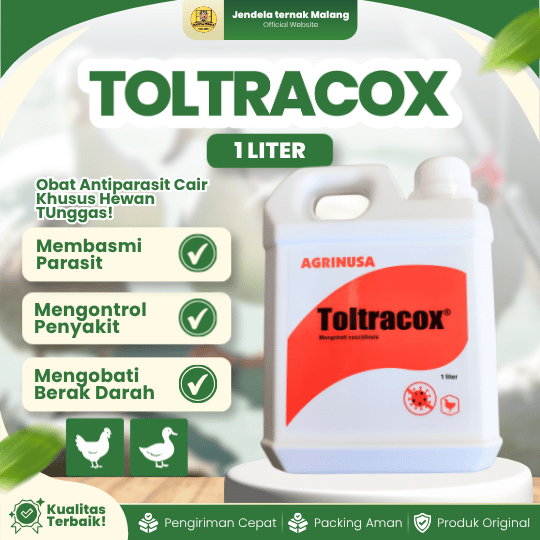 TOLTRACOX 1 LITER - Untuk Mengatasi Koksidiosis Pada Hewan Unggas Ayam