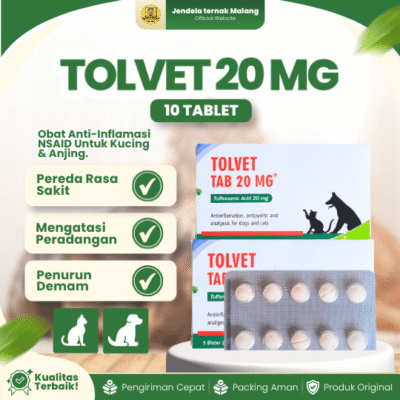 MARBOTEN TAB 20 MG TABLET – Untuk Masalah Saluran Pernapasan, Kulit & Sistem Urinari Anjing, Kucing, Kelinci