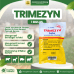 TRIMEZYN BOLUS ECER – Untuk Pernafasan & Pencernaan Diare Pada Hewan Ternak.