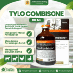 TYLO COMBISONE 100 ML BY AGROVET – Mencegah Permasalahan Pernapasan & Pencernaan Hewan Ternak..