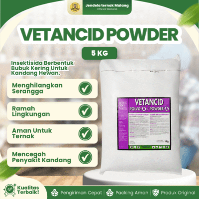 VETANCID POWDER 5 KG – Pembasmi Franky & Serangga Pada Kandang Pertenakan.