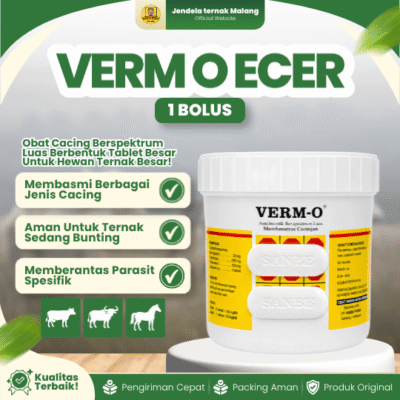 VERM O BOLUS BY SANBE – Ampuh Atasi Cacingan Hewan Ternak