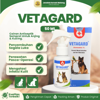 VETAGARD 50 ML – Untuk Masalah Luka Basah Kering Hewan Kucing Anjing Spray