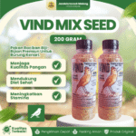 VIND MIX SEED BRANJANGAN 200 GRAM - Pakan Penggacor Berbunyi Pada Burung Kenari.