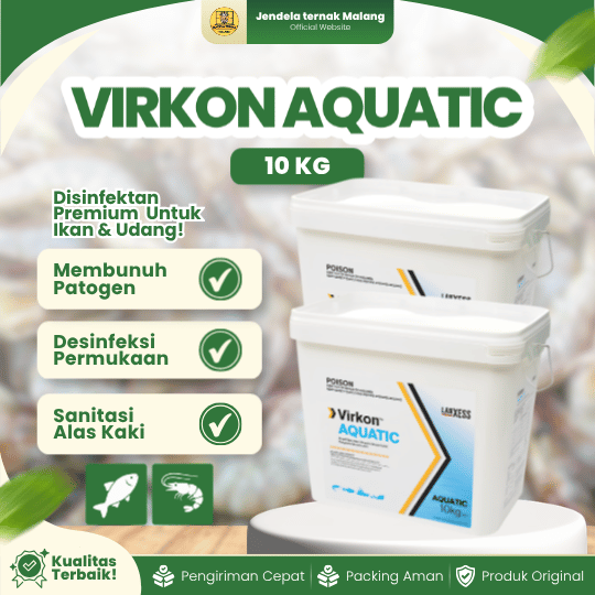 VIRKON AQUATIC 10 KG - Desinfektan Untuk Tambak Udang, Ikan Hias Dan Lainnya.