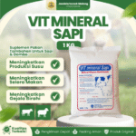 VIT MINERAL SAPI 1 KG – Premix Vitamin Mineral Untuk Penggemukan Sapi Dan Domba