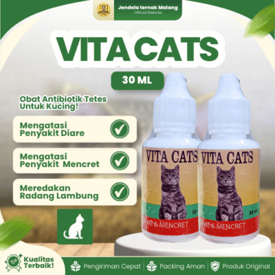 VITA CATS 30 ML – Mengatasi Masalah Pencernaan Kucing & Anjing Like Primacat.
