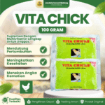 VITA CHICKS 100 GRAM – Vitamin Lengkap Untuk Pertumbuhan Anak Ayam, Burung & Unggas.