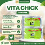 VITA CHICKS 50 GRAM BY MEDION - Vitamin Lengkap Untuk Pertumbuhan Anak Ayam, Burung & Unggas.