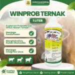 WIN PROB TERNAK 1 LITER – Untuk Memacu Pertumbuhan, Memperbaiki Konversi Pakan & Pencernaan.